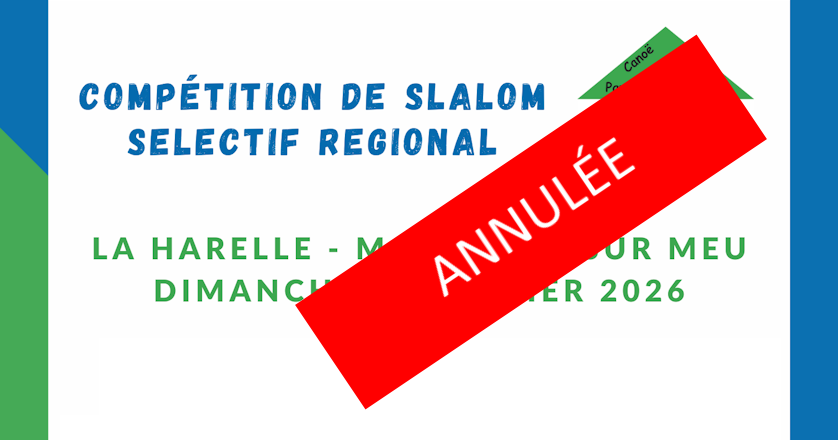 Image annulation compétition Harelle 2026